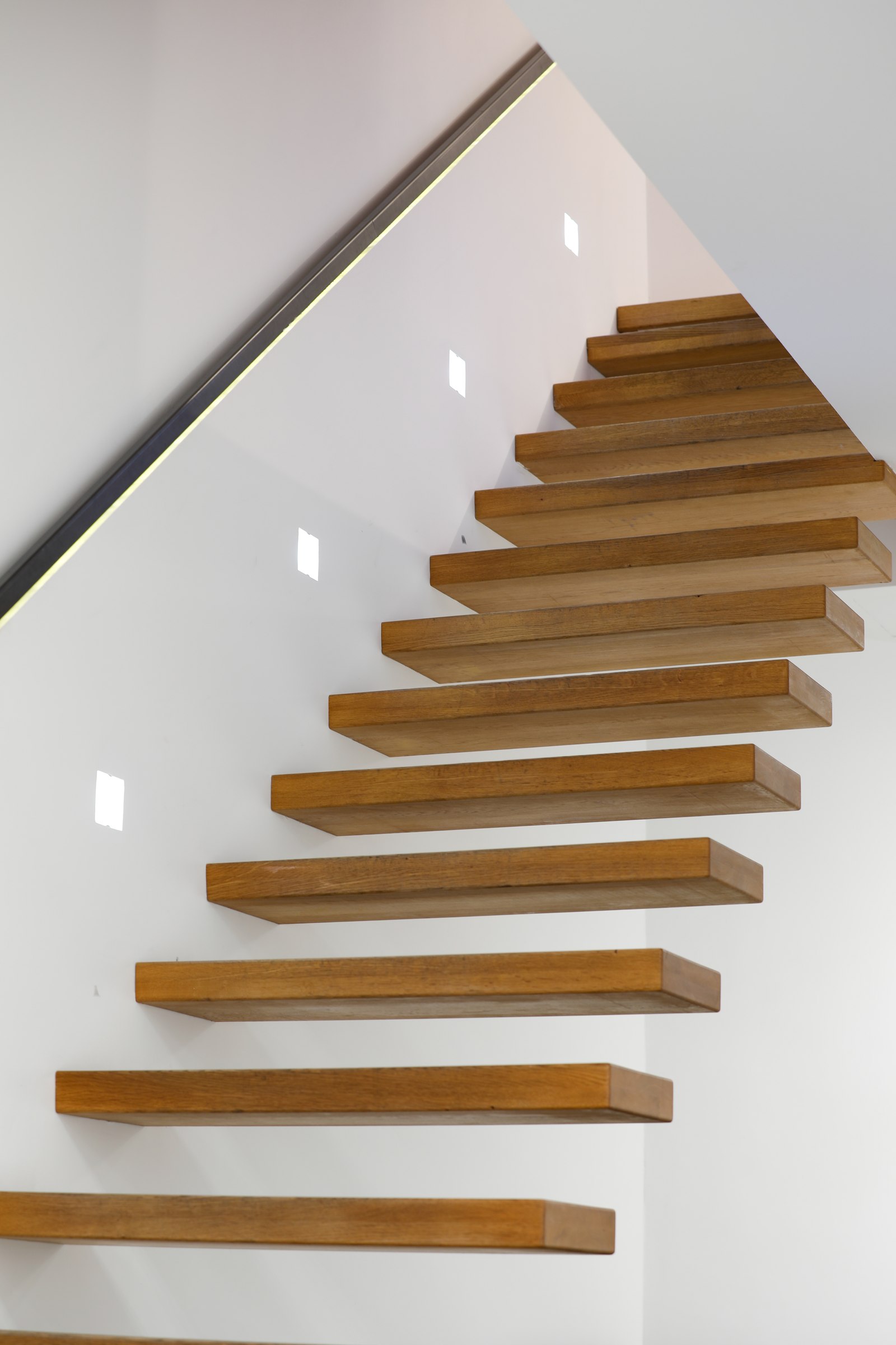 Architekturfotografie – Freitragende Treppe