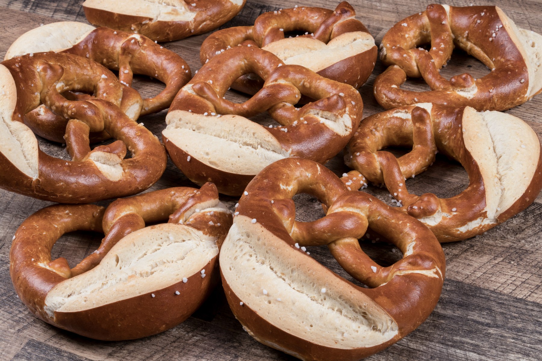 Frische Brezeln, Detailaufnahme