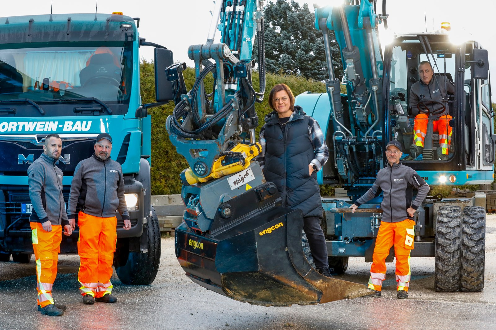 Teamfoto – Ortwein Bau GmbH