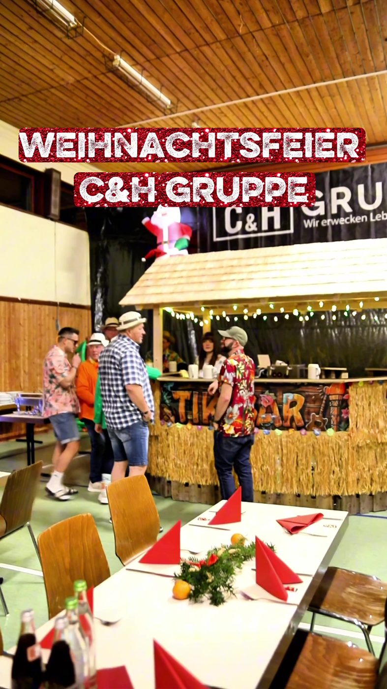 Instagram-Story-Beispiel – Weihnachtsfeier C&H Gruppe